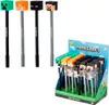 A display of Minecraft-themed pens in a retail setting. Produktbild-Vorschau