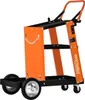An orange and black welding cart with wheels and a handle, shown against a white background. Náhľad obrázku produktu