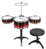 Woopie Percussioni Educative Per Bambini 3 Tamburi 1 Piatto Anteprima dell’immagine prodotto 3