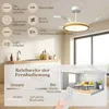 Stropný ventilátor HOMCOM s LED osvetlením, sklopnými Náhľad obrázku produktu 8
