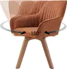riess-ambiente Drehbarer Design Stuhl LIVORNO vintage braun Produktbild-Vorschau 12
