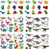 Oblique Unique Dino Kinder Tattoo Set 94 Stück Dinosaurier Produktbild-Vorschau 1