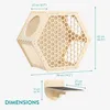 Navaris Katzen Kletterwand 4er Set - Katzenkletterregale Produktbild-Vorschau 6