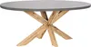 BELIANI Gartentisch Grau u. Heller Holzfarbton Faserzement Produktbild-Vorschau 1