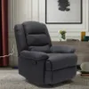 Klappbarer Schaukelsessel Relaxsessel mit Fußstütze Stoff Produktbild-Vorschau 9