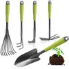 5-teiliges Garten-Werkzeug-Set - Gartenset mit Doppelhacke, Produktbild-Vorschau 1