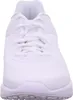A close-up front view of a white Nike sneaker. Voir les images du produit