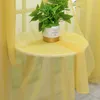 Gardinen Vorhänge Voile Gardine Transparent Dekoschal Uni Produktbild-Vorschau 4