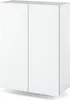 A white cabinet with two doors. Produktbild-Vorschau