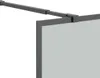 vidaXL Sprchová zástena pre sprchovací kút 100x195cm Tmavé Náhľad obrázku produktu 6
