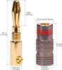 Bananenstecker 4mm schraubbar 8x Stecker vergoldet NEXMEX Produktbild-Vorschau 3