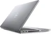 A silver Dell laptop is shown from a side angle, with the lid open. Produktbild-Vorschau