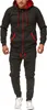 Herren Freizeitanzug Jogginganzug Sweatwear 704   Antra-Rot Produktbild-Vorschau 3