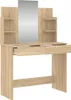 vidaXL Toaletka z lustrem dąb sonoma 96x39x142 cm Podgląd zdjęcia produktu 4