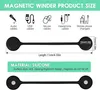 Magnetische Kabelbinder,  24 Stück Silikon Magnet Produktbild-Vorschau 2