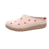 Haflinger Damen Pantoffel Schurwolle Herz Stickerei Grizzly Produktbild-Vorschau 3