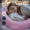 Oreiller ELONEO pour dormir sur le côté avec housse, Voir les images du produit 6