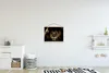 MuchoWow® Textilposter Löwe - Tiere - Schwarz - Porträt Produktbild-Vorschau 2