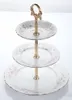Etažérka, český porcelán, Bernadotte, růže, zlatý proužek, Produktbild-Vorschau 1