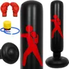 Kinder-Boxsack Standboxsack 160 cm Boxhandschuhe für Jungen Produktbild-Vorschau 2