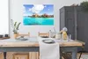 MuchoWow® Poster Die über dem Wasser hängenden Bungalows Produktbild-Vorschau 3