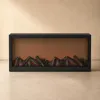 Dekorativer LED-Kamin, aus Metall, 10 x 57 x 25 cm Produktbild-Vorschau 4