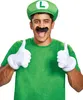 Luigi Accessoires-Set Mario Bros. Set für Erwachsene Produktbild-Vorschau 1