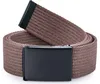 Ladeheid Herren Gürtel Stoffgürtel P10(Braun-Schwarz, 120 Produktbild-Vorschau 1