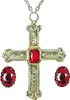 Cardinal Set | Collier avec croix et 2 anneaux Voir les images du produit 1