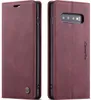 Galaxy S10 Hülle, LaimTop Retro Kunstledertasche TPU Produktbild-Vorschau 1