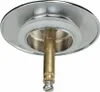 A close-up, studio shot of a bathtub drain stopper. Produktbild-Vorschau