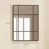 HOMCOM Wandspiegel 50 x 70 cm dekorativer Spiegel mit Produktbild-Vorschau 3