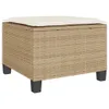 The Living Store 3-tlg. Bistro-Set mit Kissen Beige Poly Produktbild-Vorschau 7