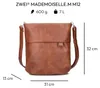 Due borse a tracolla Mademoiselle.M 31 cm Anteprima dell’immagine prodotto 3