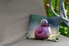 MuchoWow® Outdoor Kissen - Schnecken - Gras - Frühling - Produktbild-Vorschau 2