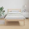 vidaXL Bettrahmen Braun 215,5 x 95,5 x 69,5 cm Massivholz Produktbild-Vorschau 4
