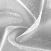 A close-up view of white, sheer fabric with a grid pattern, likely a curtain or sheer textile. Voir les images du produit