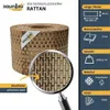 Sichtschutzstreifen zaun|zu RATTAN 10x Einzelstreifen 2,55m Produktbild-Vorschau 2