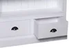 Casa Padrino Landhausstil Bücherschrank Weiß 109 x 39 x H. Produktbild-Vorschau 2