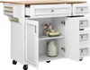Wyspa kuchenna Sweiko (110 × 45-75 × 92 cm), nowoczesna Podgląd zdjęcia produktu 7