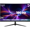GAMEPOWER T40 Curved Monitor 24 zoll Gaming FullHD 180hz Produktbild-Vorschau 1