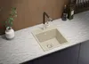 PRIMAGRAN Granitspüle Beige 38x44cm, Spülbecken 1 Becken + Produktbild-Vorschau 3