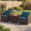COSTWAY Gartenmöbel Set Polyrattan, 3-tlg. Balkonmöbel Set Produktbild-Vorschau 8