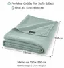 pure hug Musselin Wohndecke Kuscheldecke 150 x 200 cm Produktbild-Vorschau 2