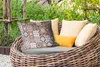 MuchoWow® Outdoor Kissen - Muster - Vintage - Braun - Produktbild-Vorschau 3