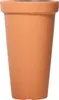 A tall, cylindrical terracotta-colored planter pot shown against a white background. Náhľad obrázku produktu