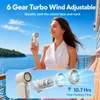 Handventilator, Tragbarer Faltbarer USB Lüfter, 5 Produktbild-Vorschau 3