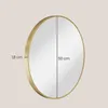 SONGMICS Wandspiegel, Spiegel rund, Metallrahmen, 50 cm d, Produktbild-Vorschau 9