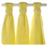 XKKO BMB Bambusová plienka  Colours 70x70 - Lemon (3ks) Náhľad obrázku produktu 1