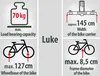 Porte-Vélos 4 Vélos Plateforme Basculante Luke - Eufab Voir les images du produit 9